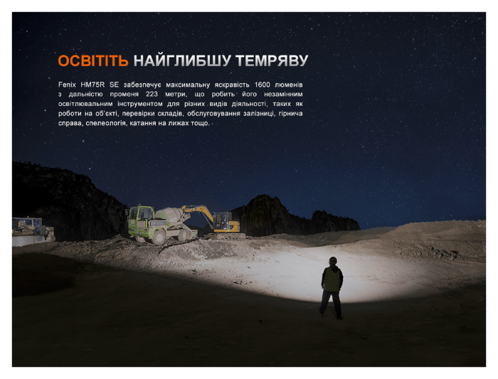 Ліхтар налобний Fenix HM75R SE