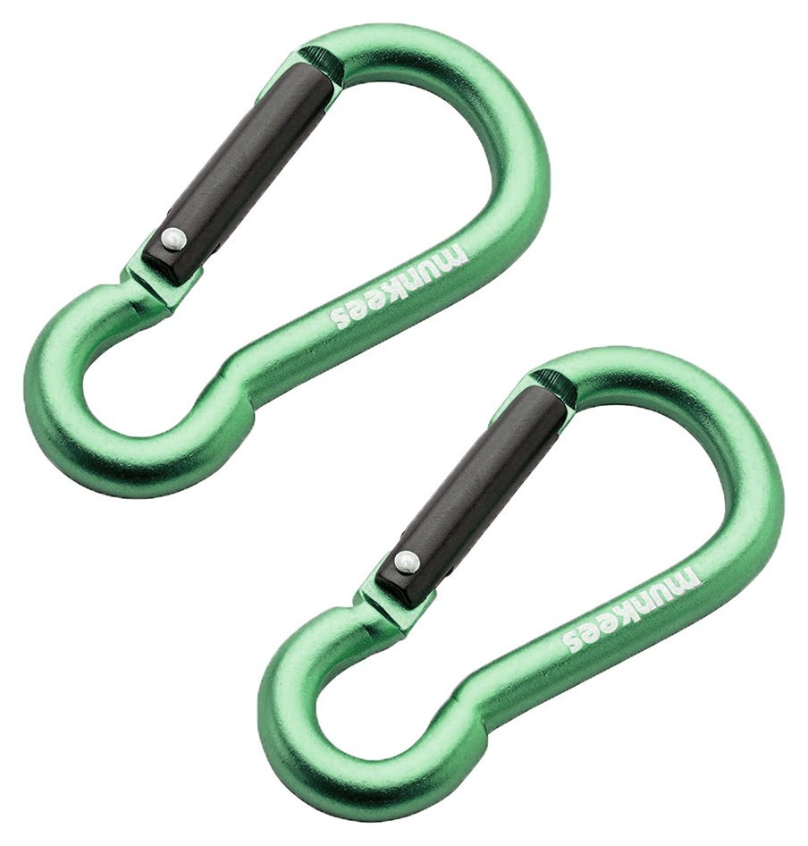 Munkees 3236 карабін Pear 6 мм x 60 мм (пара) grass green