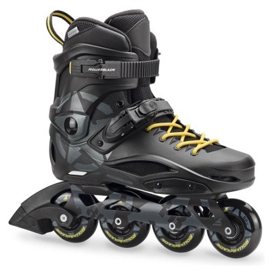 Роликові коньки для дорослих Rollerblade RB 80 36.5 (6US) 230мм Black/yellow (07847700 800)