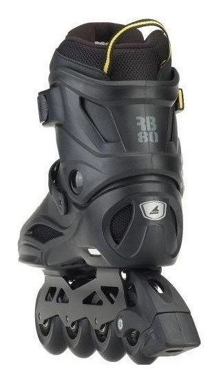 Роликові коньки для дорослих Rollerblade RB 80 36.5 (6US) 230мм Black/yellow (07847700 800)