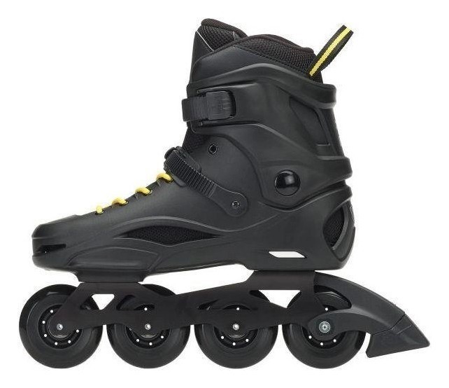 Роликові коньки для дорослих Rollerblade RB 80 36.5 (6US) 230мм Black/yellow (07847700 800)