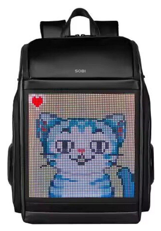 Рюкзак Sobi Pixel SB9710 Black із LED екраном