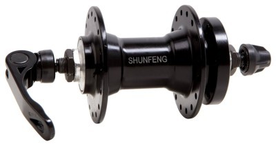 Передня втулка Rou SF-B12F алюмінієва 14Gx36H під диск. гальмо, 2 пром-підшипники 6200 2RS