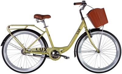 Велосипед ST 26&quot; Dorozhnik LUX Velosteel рама-17&quot; блідо-зелений 2025