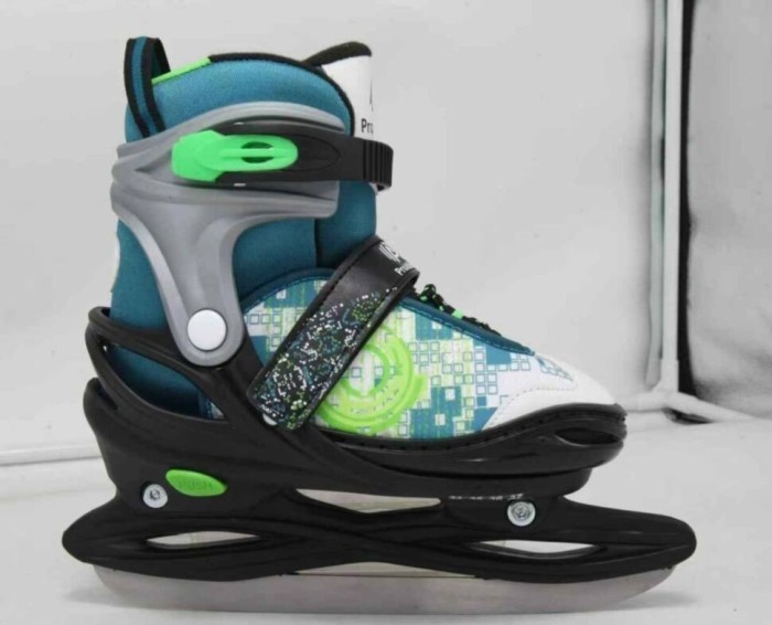 Ролики Maraton 2in1 Pro Atletico зелено-голубі (38-41)