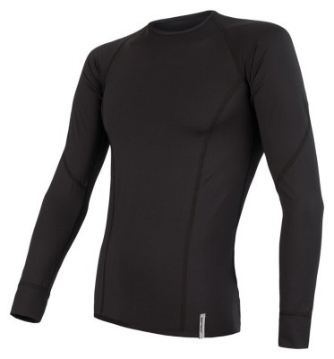 Термофутболка чоловіча Sensor Coolmax Tech LS black 20100015, SM11CT-black-M