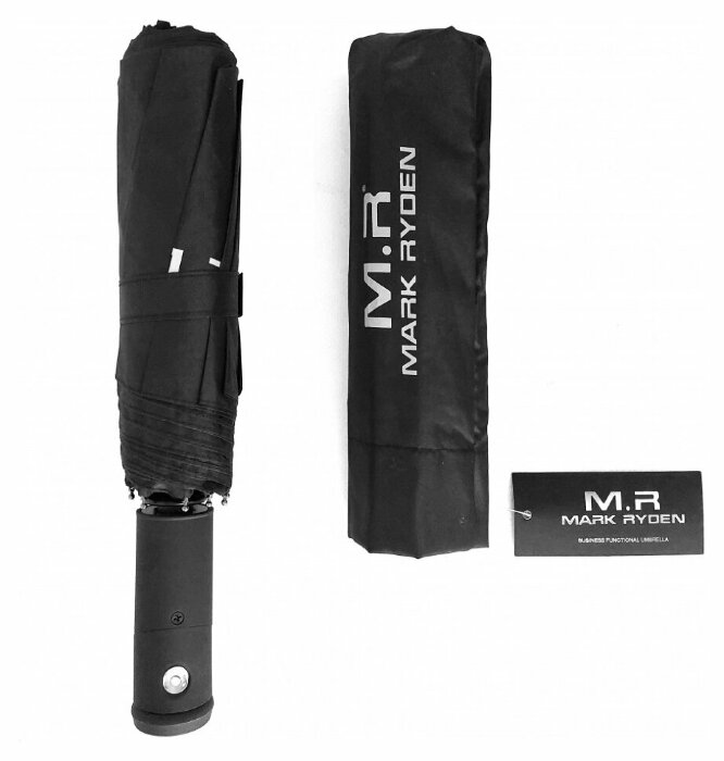 Парасолька складаний автомат з LED ліхтариком Mark Ryden Flash Light