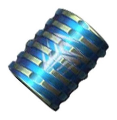 Титанова бусина блакитна  Weknife A-02C