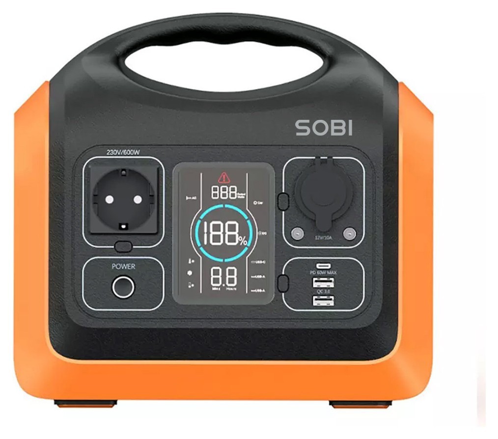 Портативна зарядна станція Sobi 600W (186000mAh; 595Wh)