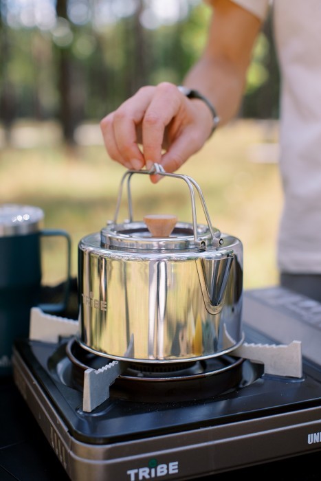 Чайник Tribe Kettle 1,2 л сталевий T-FI-0010-metal