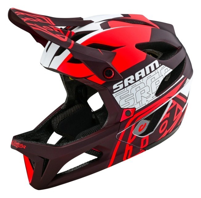 Вело шолом TLD Stage Helmet SRAM [VECTOR RED] XL/XXL