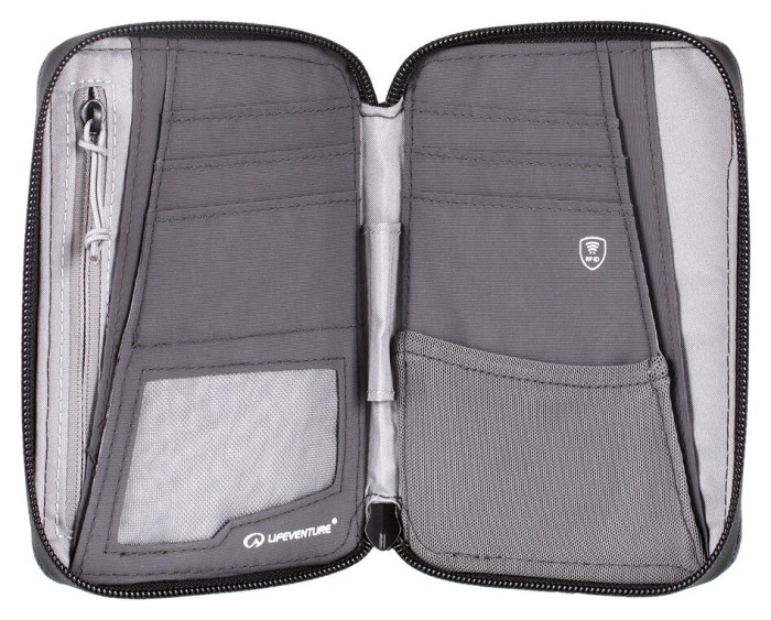 Гаманець Lifeventure Recycled RFID Mini Travel Wallet navy