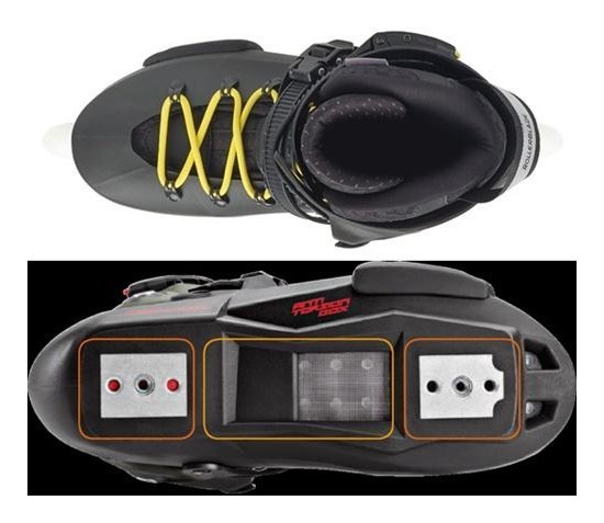 Роликові коньки для дорослих Rollerblade TWISTER EDGE 38 (7US) 240мм Black/yellow (07847500 800)