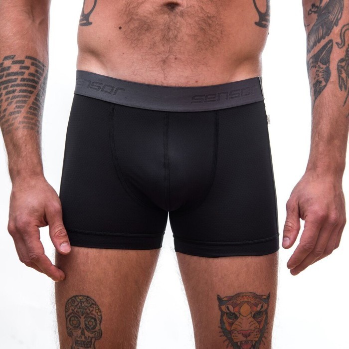 Термотруси чоловічі Sensor Coolmax Tech black 20100017, SM21СT-black-S