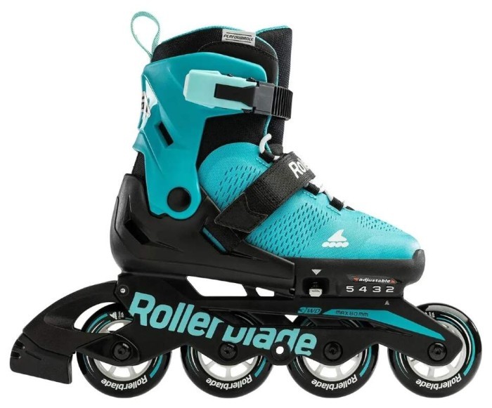 Ролики дитячі Rollerblade Microblade Aqua Black