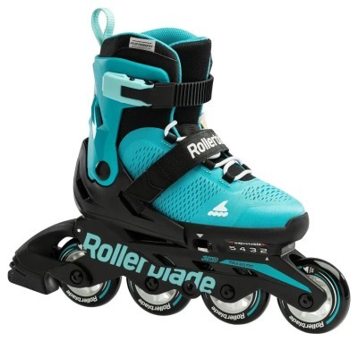 Ролики дитячі Rollerblade Microblade Aqua Black