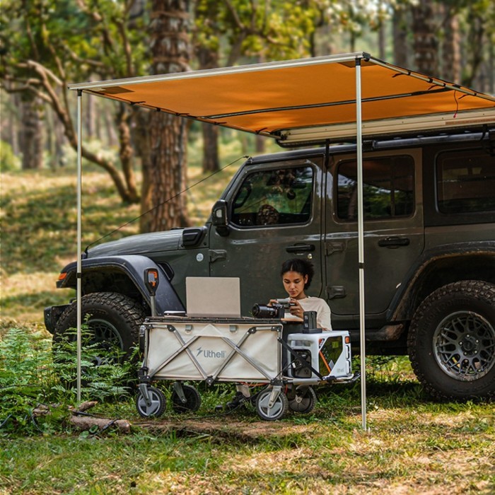 Портативний скручуваний стіл Rollable Desk 140i до візка Litheli