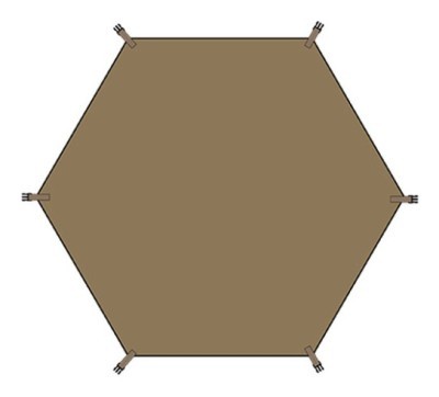 Підлога для тенту Naturehike CNK230WS014, коричнева