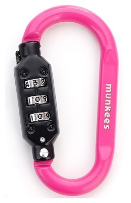 Munkees 35931 карабін Combi Lock Carabiner D-Shape magenta