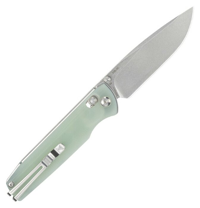 Ніж складаний SRM Terrier 258L-GC, напівпрозорий зелений