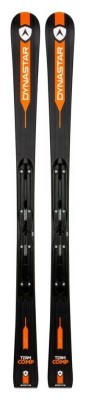 Лижі гірські для підлітків (комплект) Dynastar TEAM COMP+XPRESS JR 7 130см Black/orange