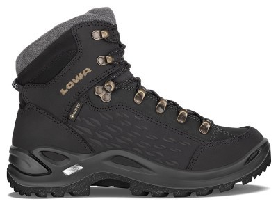 Ботинки LOWA Renegade Warm GTX MID для женщин black-champagne для женщин