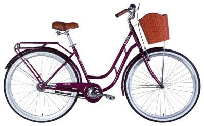 Велосипед ST 28" Dorozhnik RETRO Velosteel рама-19" малиновий 2026