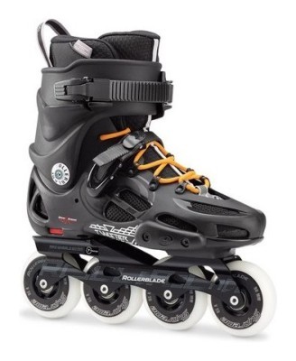 Роликові коньки для дорослих Rollerblade TWISTER 80 46 (12.5US) 305мм Black/orange (07739700 956) O