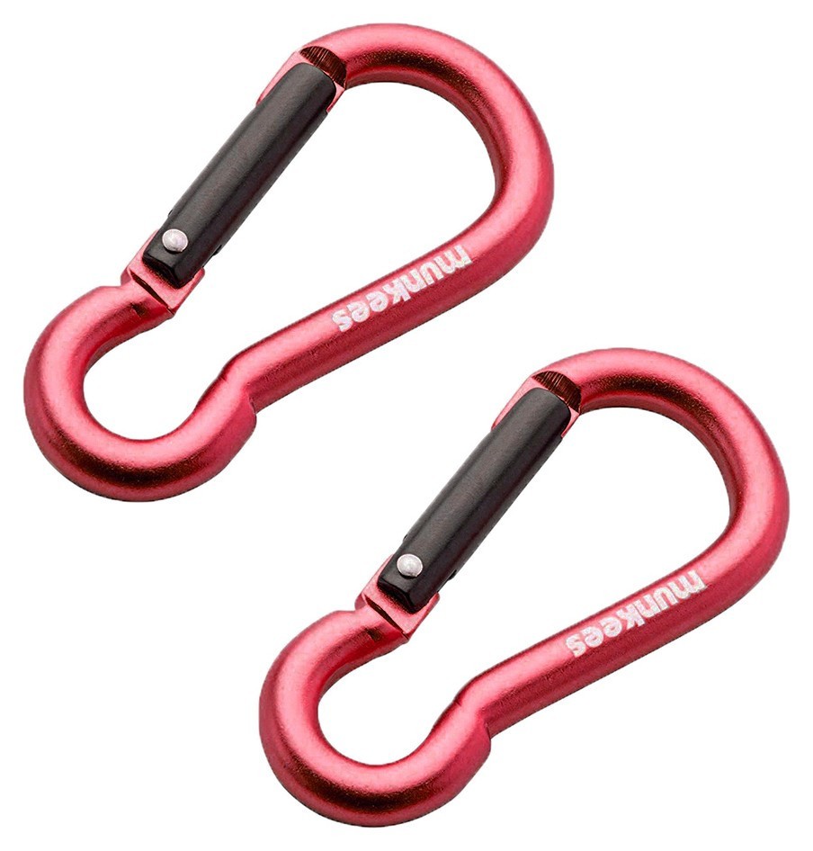 Munkees 3236 карабін Pear 6 мм x 60 мм (пара) red