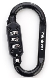 Munkees 35932 карабін Combi Lock Carabiner D-Shape black