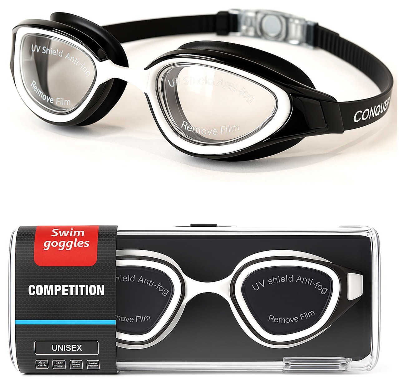 Окуляри для плавання (1032) Bavar Sport