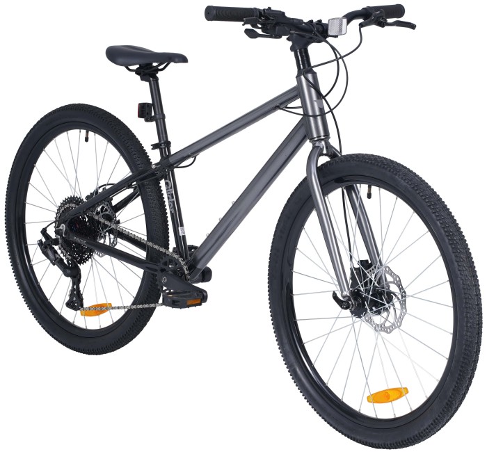 Велосипед 26" Pride GLIDER 6.2 2025 темно-сірий