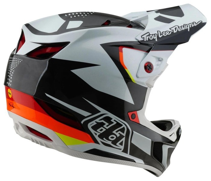 Вело шолом TLD D4 CARBON HELMET; [OPTIC BLACK] M