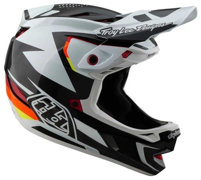 Вело шолом TLD D4 CARBON HELMET; [OPTIC BLACK] M