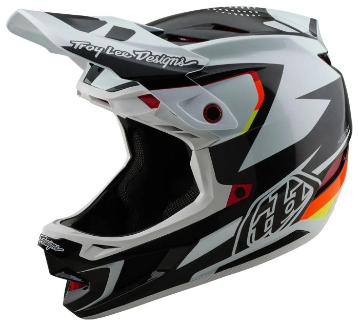 Вело шолом TLD D4 CARBON HELMET; [OPTIC BLACK] M
