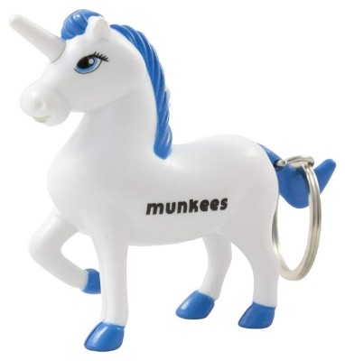 Munkees 1114 брелок-ліхтарик Unicorn LED white-blue