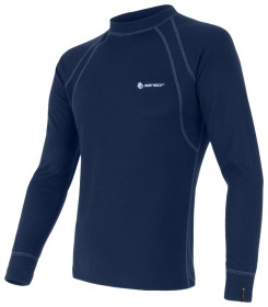 Термофутболка чоловіча Sensor Double Face LS deep blue 23200059, SM11DF-deepblue
