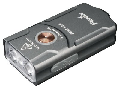 Ліхтар наключний Fenix E03R V2.0, сірий