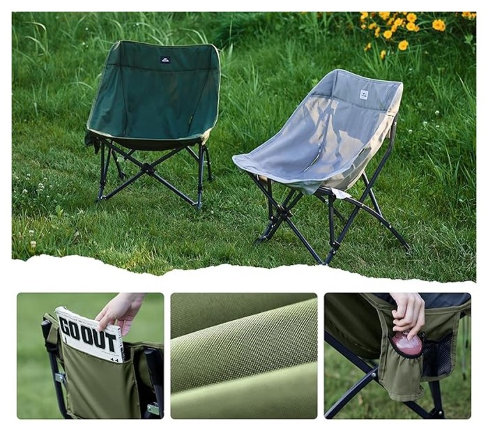 Стілець складаний Naturehike CNK23JU0001, темно-зелений