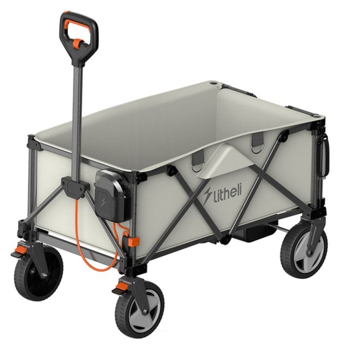 Акумуляторний візок Litheli з двигуном від павербанку (УМБ Litheli Power Bank 20000 mAh, 45 W в комплекті)