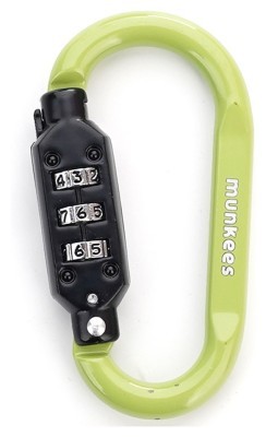 Munkees 35932 карабін Combi Lock Carabiner D-Shape green