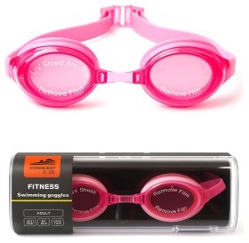Окуляри для плавання (2020) Bavar Sport (рожевий)