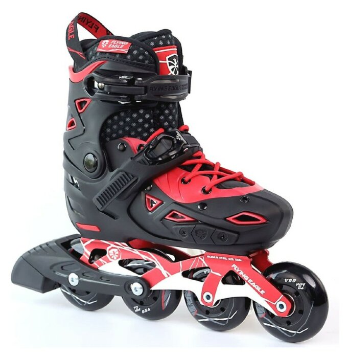 Дитячі розсувні ролики Flying Eagle S9 dual density червоні