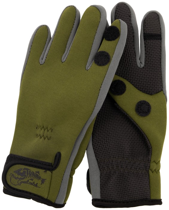 Рукавиці TRAMP Effort неопренові 1,5мм зелені/сірі, S