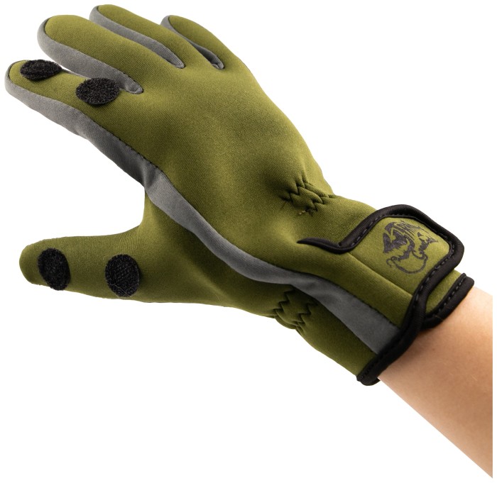 Рукавиці TRAMP Effort неопренові 1,5мм зелені/сірі, S