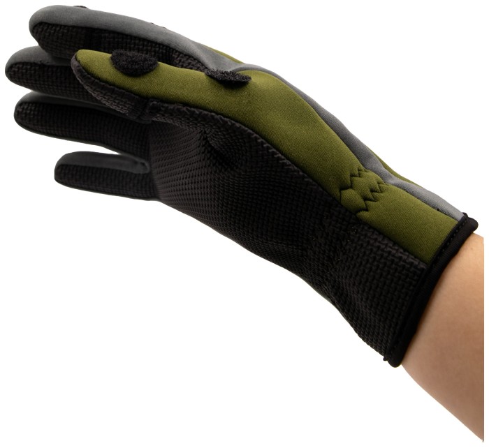 Рукавиці TRAMP Effort неопренові 1,5мм зелені/сірі, S