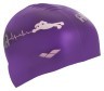 Шапочка для плавання дитяча ARENA KUN JUNIOR CAP AR-91552-90 (силікон), фіолетова Фото - 1
