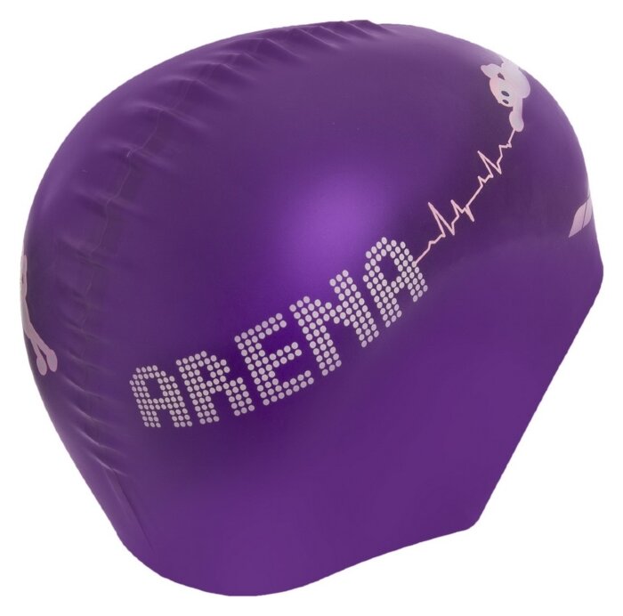Шапочка для плавання дитяча ARENA KUN JUNIOR CAP AR-91552-90 (силікон), фіолетова