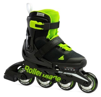 Ролики дитячі Rollerblade Microblade Black Green