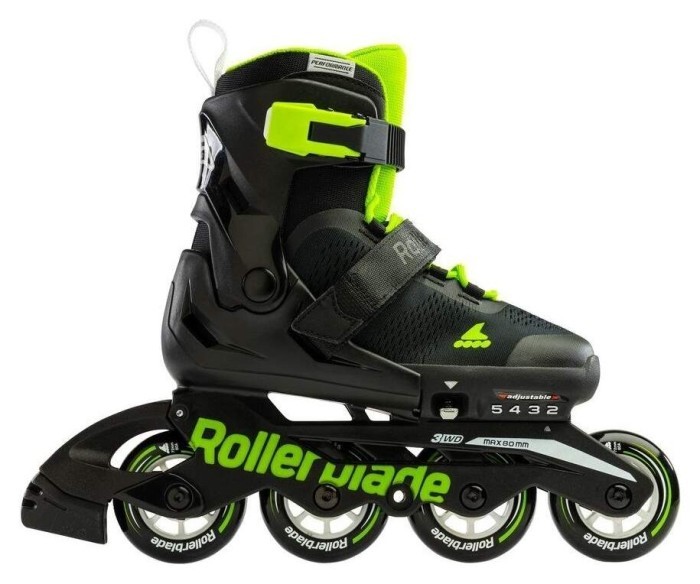 Ролики дитячі Rollerblade Microblade Black Green